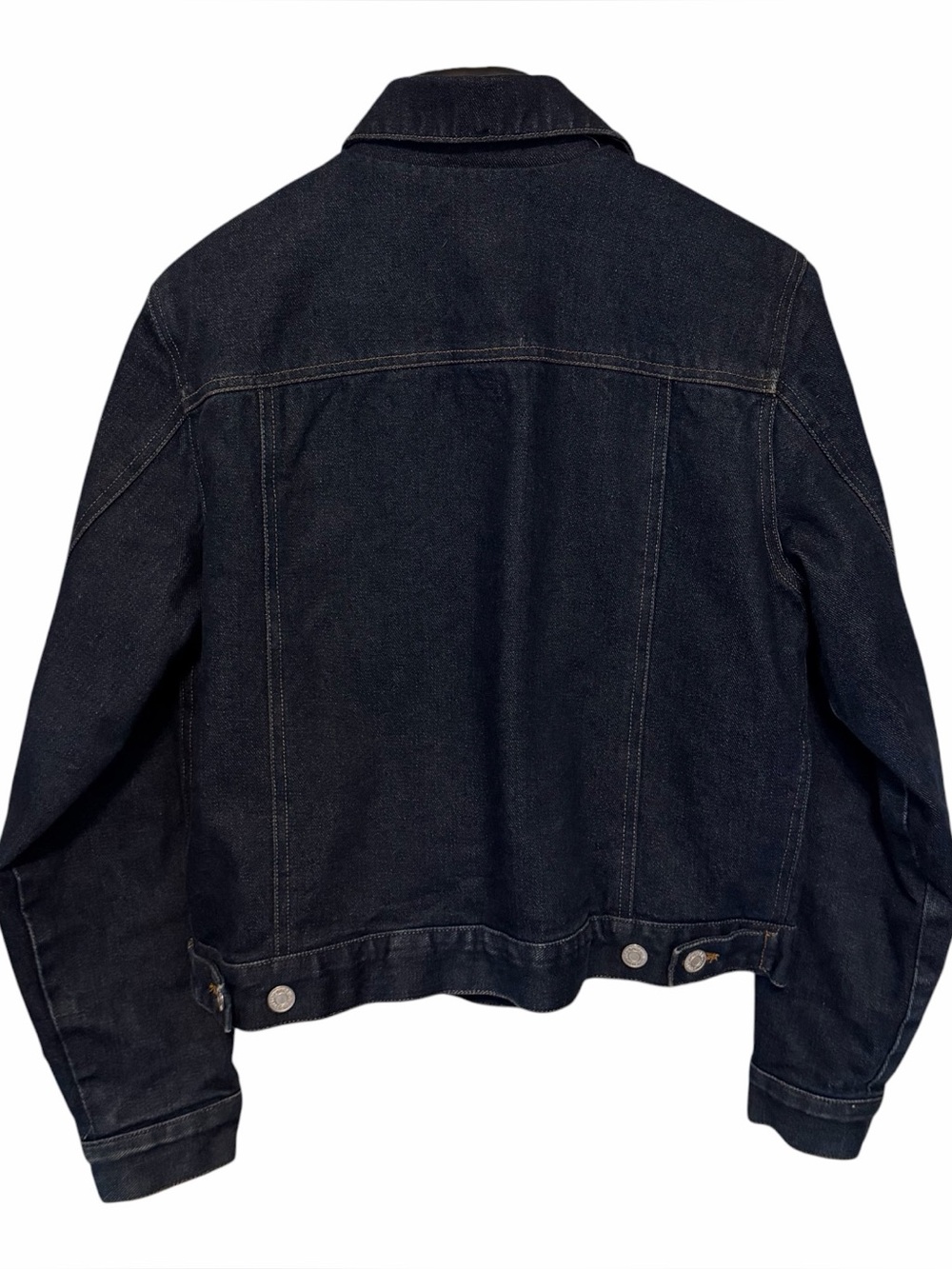 Vintage Lauren Jeans Co Denim Fully Lined Trucker Jacket - Size Small - Picture 5 of 7
